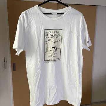 [조크쿨] SNOOPY MUSEUM 스누피 T셔츠 L