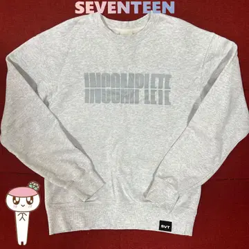 SEVENTEEN incomplete 맨투맨 트레이닝복 M