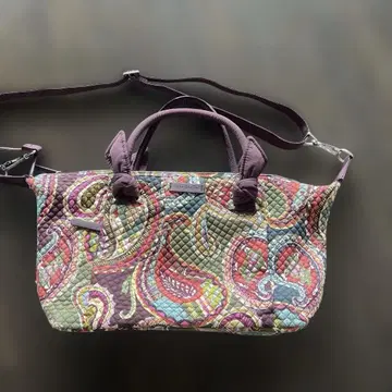 Vera Bradley 페이즐리 무늬 숄더백