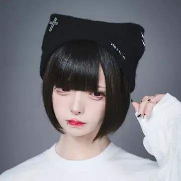 Hauls 이카츠 냥코 니트 모자