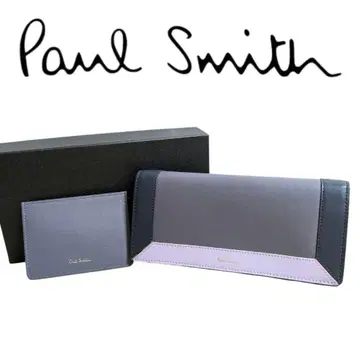 새상품 폴스미스 장지갑 카드 케이스 대비 컬러 블록