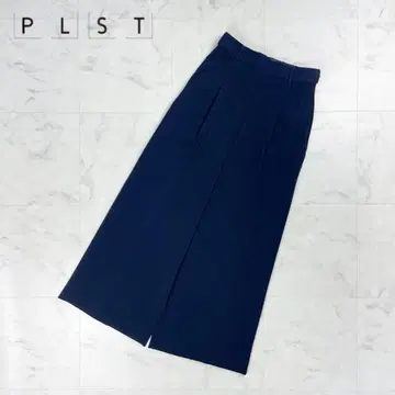 새상품급 PLST 턱 와이드 팬츠 슬랙스 블랙 사이즈 M*FD421