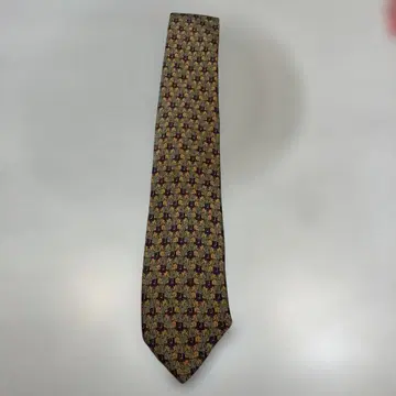 잉글랜드제 90s MICHEL SONS 엘리펀트 실크 타이
