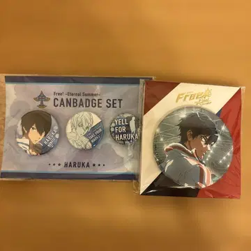 Free! 나나세 하루카 캔뱃지 세트