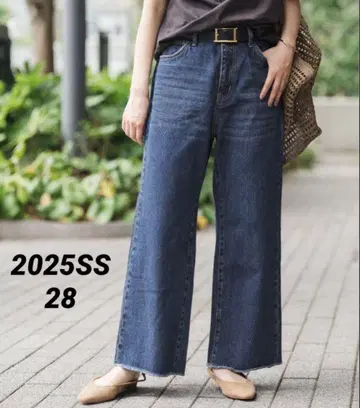 스픽 앤 스팬 2025SS 와이드 레그 데님 28