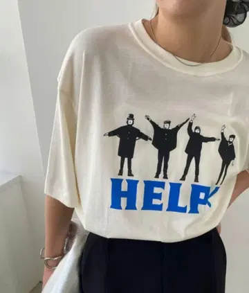 GOOD ROCK SPEED THE BEATLES 티셔츠 HELP