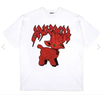 [ dropdead ] Goated 티셔츠 화이트 S