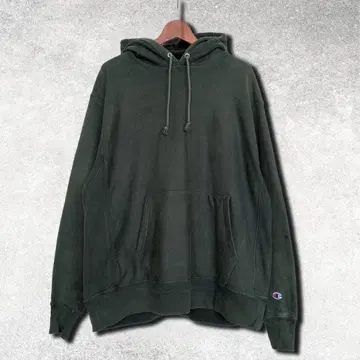 Champion 리버스 위브 후드티 풀오버 로고 없음
