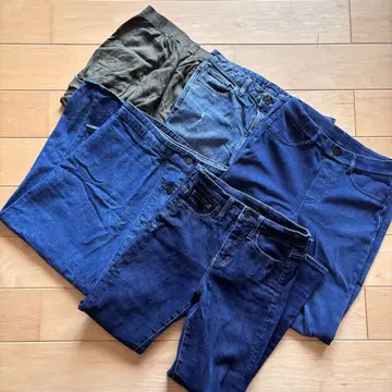 UNIQLO GU 데님 청바지 청바지 팬츠 묶음 판매 5도 S~M