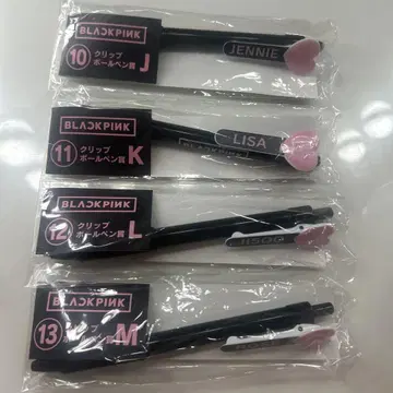 BLACKPINK 클립 볼펜 세트