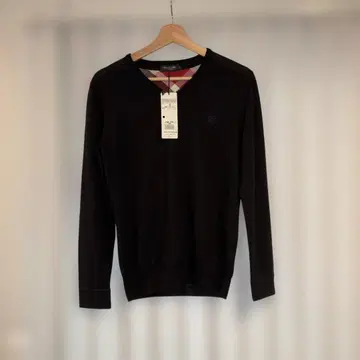 BLACK LABEL 블랙 V넥 스웨터 S