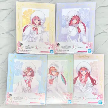 5등분의 신부 제일복권 프레임 스탠드 세트