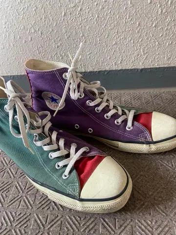 90s 오리지널 컨버스 멀티 컬러 하이 9 올스타 USA제
