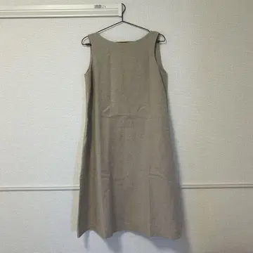 the linen bird 슬리브리스 롱 원피스