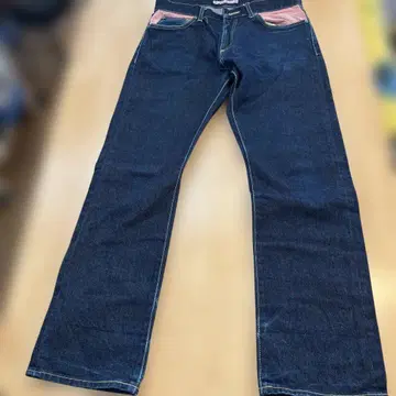 SRES 다크 블루 스트레이트 데님