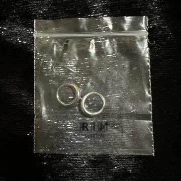 린 후프 귀걸이 16g 실버