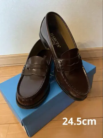 HARUTA 브라운 로퍼