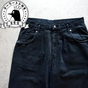 EDWIN 데님 팬츠 33inch 블랙