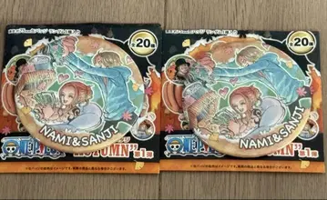 원피스 컬렉션 캔뱃지 NAMI&SANJI 2개 세트