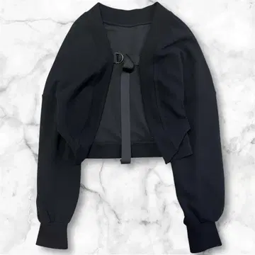 Mylanka 벌룬 슬리브 자켓 크롭 가디건 밀란카