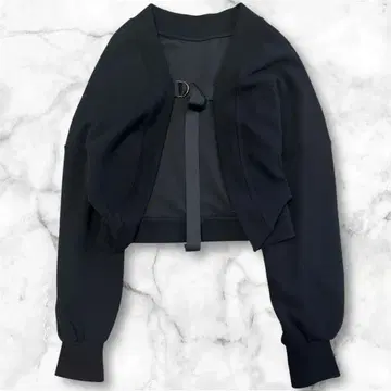 Mylanka 벌룬 슬리브 자켓 크롭 가디건 밀란카