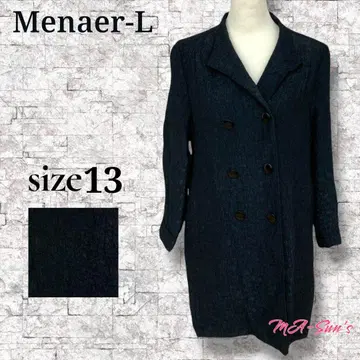 Menaer-L 자켓풍 코트 심플 포멀 일본제 XL