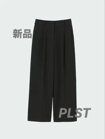 [새상품] 플라스테 와이드 팬츠 (울 블렌드 웜 리저브)