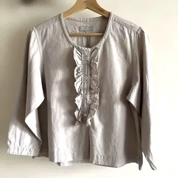 MARGARET HOWELL 프릴 긴팔 셔츠