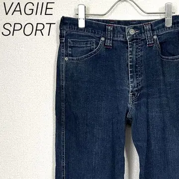VAGIIE SPORT 데님 팬츠 스트레이트 심플 포켓 빅