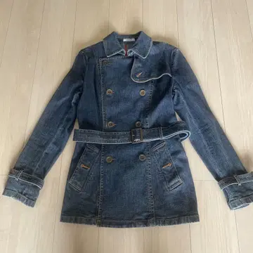 데님 더블 브레스트 자켓 프리 사이즈