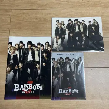 극장판 BAD BOYS 팜플렛 클리어 파일 책받침 3세트