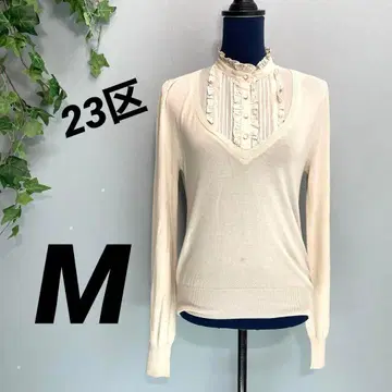 [23구] 23KU 셔츠 스웨터 M 얇은 소재 레트로 걸리시 구제 의류