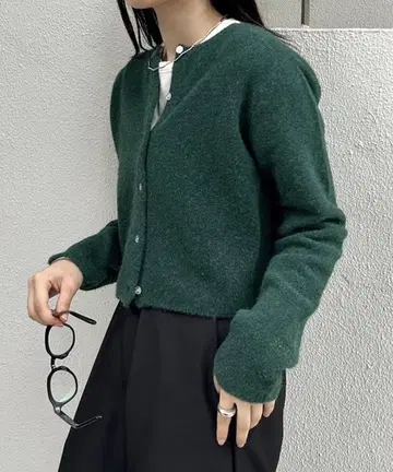 mystic PARIS 자수 가디건