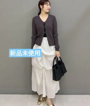 [ 완판템 ] SENSE OF PLACE 사이드턱 컴팩트 리브 가디건