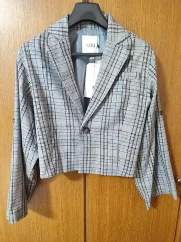 GYDA 제이다 체크 숏 자켓