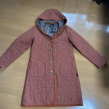 LAVENHAM 퀼팅 자켓 오렌지