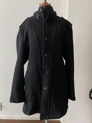 MICHEL KLEIN homme 블랙 코트 48 L