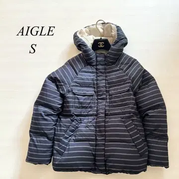 새상품급 경량 AIGLE 에이글 다운 자켓 보더 후드티