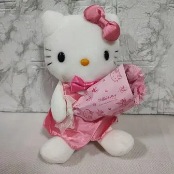 헬로키티 키티 평화당 한정판 봉제 인형 꽃다발 어머니날