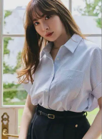 Her lip to 스트라이프 반팔 셔츠 M