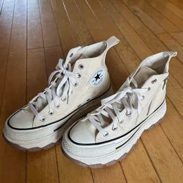 컨버스 올스타 아이보리 하이컷 통굽