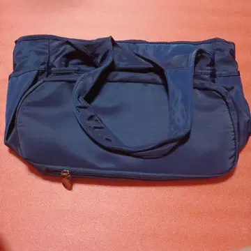 네이비 나일론 토트백