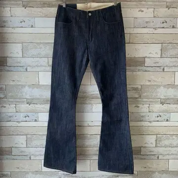 BACK BONE 편측 부츠컷 데님 sizeS 일본제