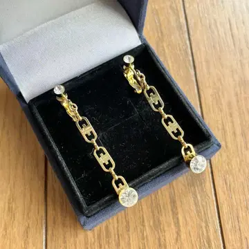 골드 스톤 귀찌 vintage 체인 빈티지