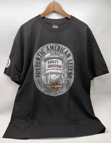 HARLEY-DAVIDSON T셔츠 남성용 XL 사이즈 륙우 모터스