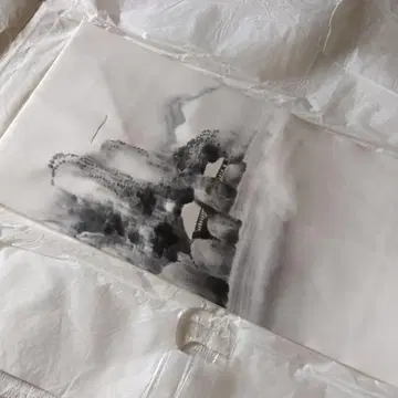 시오제 나고야 오비 작가 물건, 실이 붙어 있음
