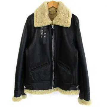Curphey Leather 커피 레더 B-3 플라이트 자켓 L