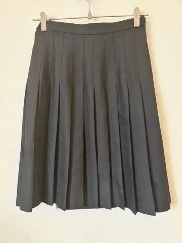 오닐 오브 더블린 블랙 플리츠 스커트 사이드 버클 포함 기장 60cm