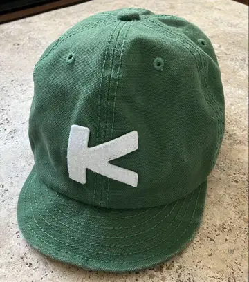 KAVU 카부 숏 브림 야구 모자 일본제 그린 면