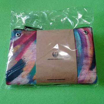 한정품 JAPAN AIRLINES JAL 퍼스트 클래스 트래블 파우치